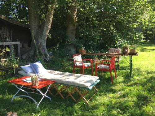 Blockhutte 35 km nordlich von Hamburg in Langeln