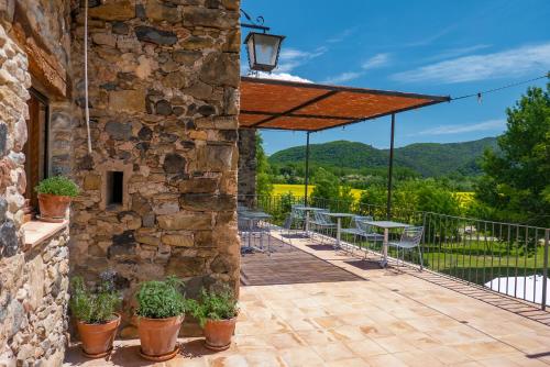Balcó/terrassa, Can Riera de Montagut - Turisme Rural in Montagut i Oix