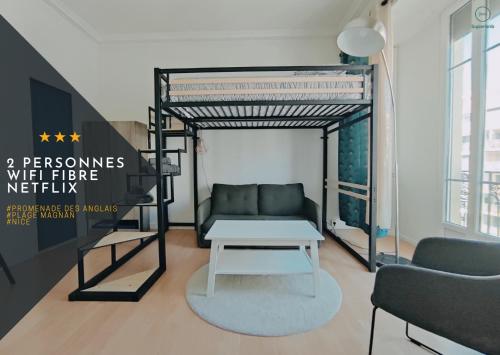 Joli Studio - Promenade des Anglais - Accès plage, Nice