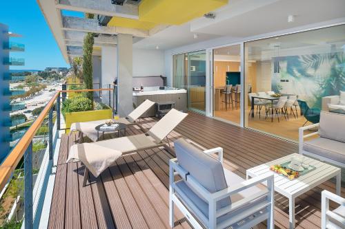 Erkély/terasz, Amphora's Garden in Znjan