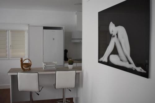 廚房, Apartamentos R66 in 厄本扎西翁