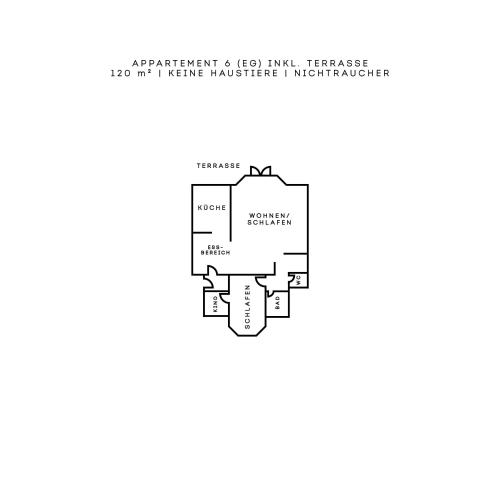 Apartment with Terrace room in Fährhauslodges Natur in Sicht