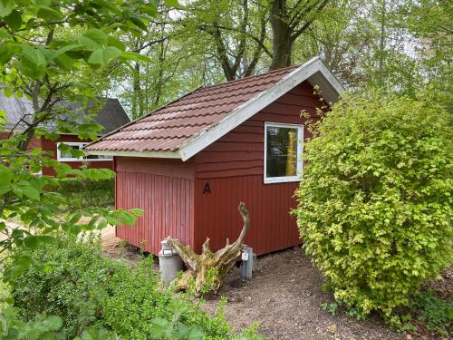 Lille 2 personers hytte på campingplads