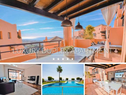  NEW ROMANTIC DUPLEX WITH GREAT SEA VIEWS, Unterkunft in Mijas