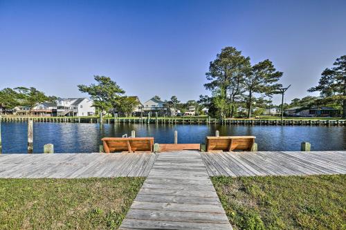 OBX Getaway with Boat Dock on Colington Harbour