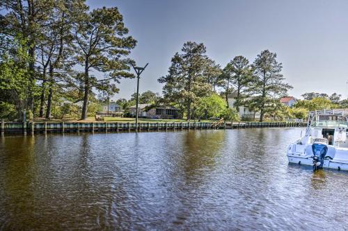 OBX Getaway with Boat Dock on Colington Harbour