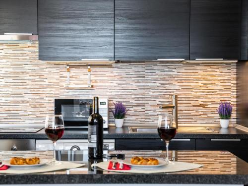 Kitchen, Rosamar 313 Luxury vista al mar wifi in Tenerife