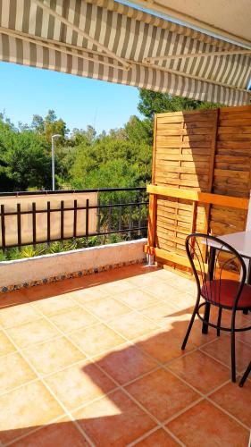 Balcony/terrace, GOLDEN TOWER pension Auto Check-in in Gandia