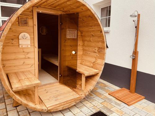 Sauna, Rosenchalet in Erlabrunn
