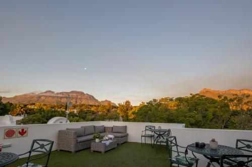 balkon/terras, Van Der Stel Manor in Stellenbosch