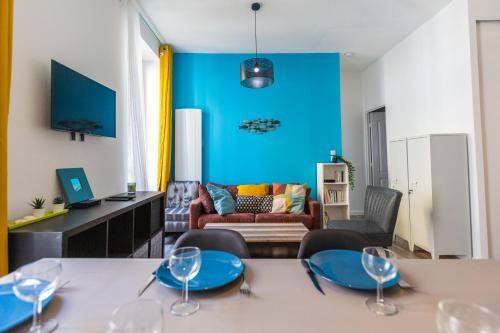 Appartement Bleu Caraïbes T4 proche gare et Vieux Port, Marseille (Foto 4)