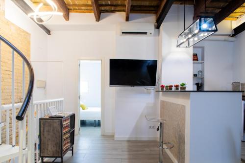 FLORIT FLATS - Cabanyal 3 Bedroom WIFI AC Terrace Beach Penthouse, Valencie (fotografie 7)