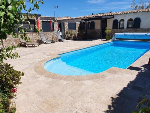 Villa d'une chambre avec piscine privee jardin clos et wifi a Canohes - Accommodation - Canohès