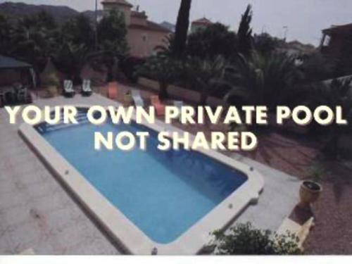  5 Star with your own POOL not shared SKY TV Netflix Air Con 50Mb WiFi in Alicante