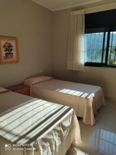 Villa with private pool next to beach, Sa Riera