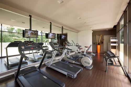 Fitness center, Blu Hotel Brixia in Castenedolo