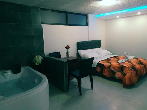 1 double bed