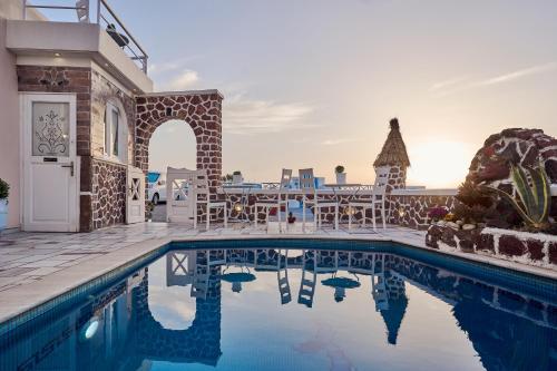 酒店外观, 梅洛维里索酒店 (Merovigliosso) in 圣托里尼