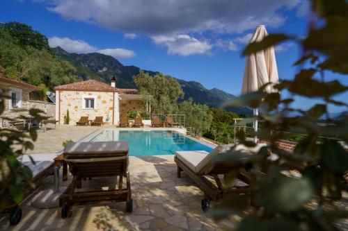 View, Astrali Stone Villas in Paramythia
