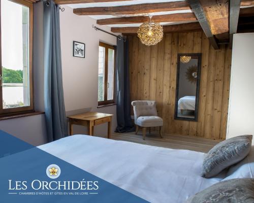 Gîte Les Orchidées de la Loire SAUMUR gîte à louer Candes-Saint-Martin