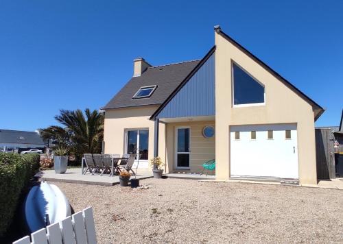 Maison de vacances bord de mer Sibiril Moguériec finistère la villa Léonie - Location saisonnière - Sibiril