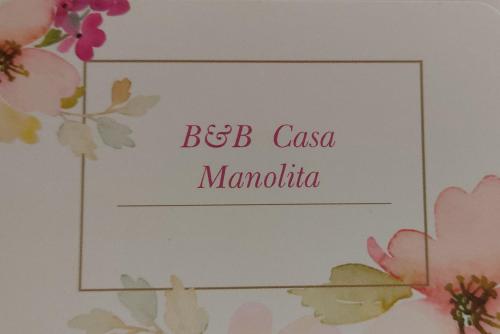B&B Casa Manolita chambre d'hôte Carassai
