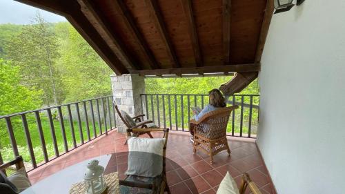 Balcony/terrace, La Borda del Tio Nicolas - Selva de Irati in Aribe