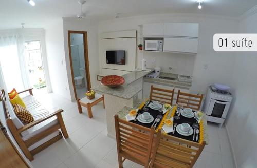 Apartamento na praia Taperapuan/Prox. Axe Moi/Mobiliado