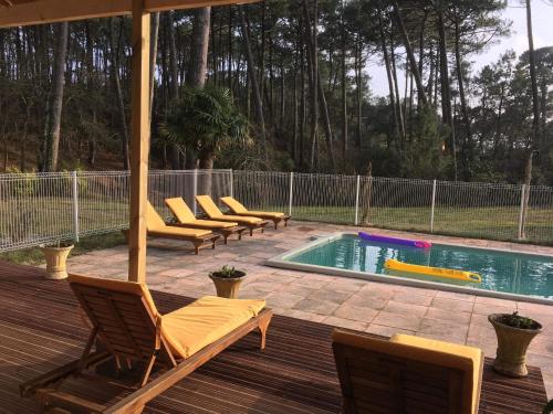 Villa in the forest of Seignosse 600m from the beach Great for large groups cottage Le Penon