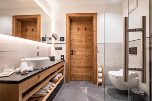 Bathroom, App Mulin Moidl mit Sauna in Rio Di Pusteria