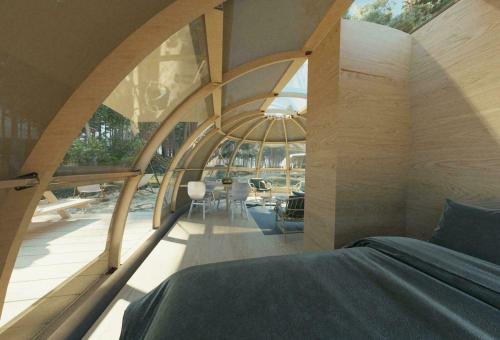  Riverdome met privé sanitair - en weids uitzicht - NIEUW 2021 in Zuna