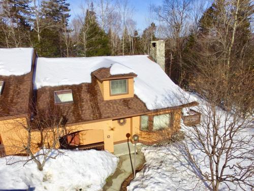 O1 Slopeside Bretton Woods cottage with AC large patio and private yard! Walk to slopes! - image 9