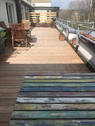 Dachterrassen Idylle über den Dächern Dresdens, Drážďany (fotografie 6)