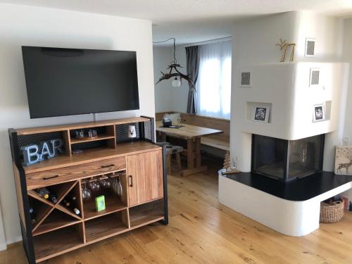 Renovated 3 Rooms Apartment in Ruschein near Laax