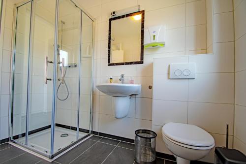 浴室, Pferdefreunde Loberhof in 巴德 梅根茨海姆