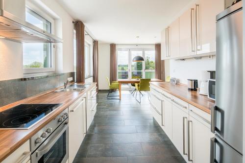 Konyha, Apartmenthaus Aulendorf in Aulendorf