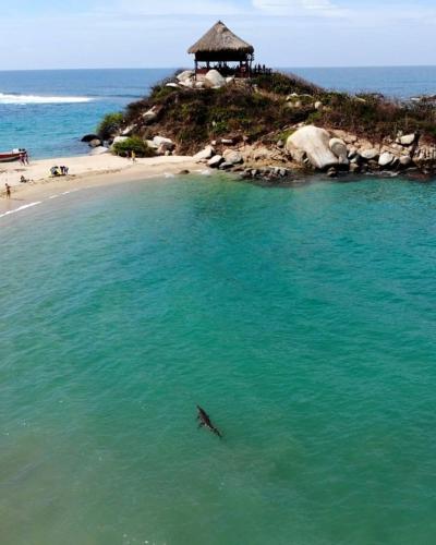 Hotel Jasayma dentro del Parque Tayrona