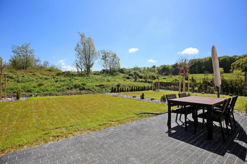 Erkély/terasz, Haus am Wald Wohnung Sommer in Wittenbeck