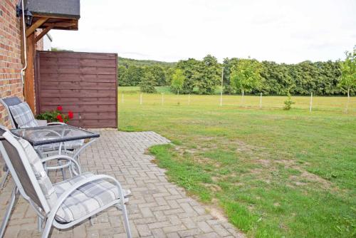 شرفة/ تراس, Ferienwohnungen an der Muehle Fami in أوستسيباد سيللين