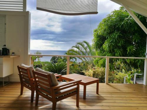 Balcony/terrace, Infiniti Blue in Bouillante