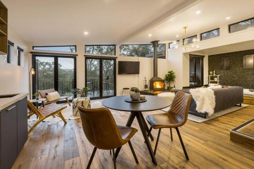 Balcony/terrace, Kudos Villas in Daylesford and Macedon Ranges