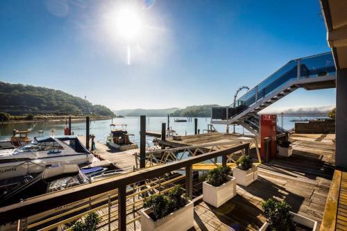 Balcony/terrace, Riverfront Dream on the Hawkesbury - Water View in Ku-Ring-Gai