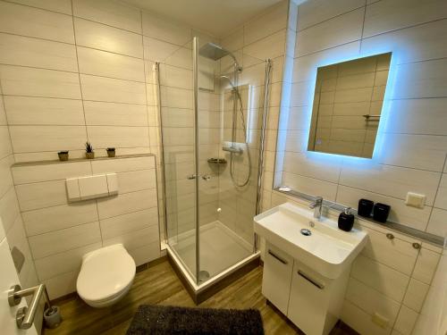 Bathroom, Feriendomizile Hartwig an der Rodachaue in Bad Rodach