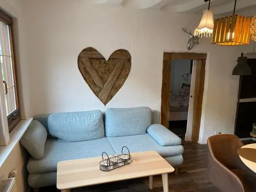 Schöne Ferienwohnung Burgruine Fachwerkhaus in Bacharach, Deutschland