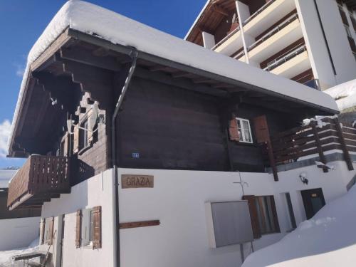A szálláshely kívülről, Chalet Grazia in Riederalp