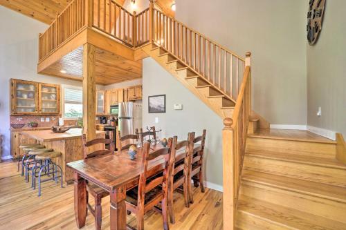 Woodsy Mountain-View Getaway with Hot Tub! in Boone, USA