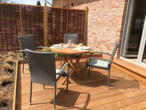 Erkély/terasz, Haus 1 in Bosau