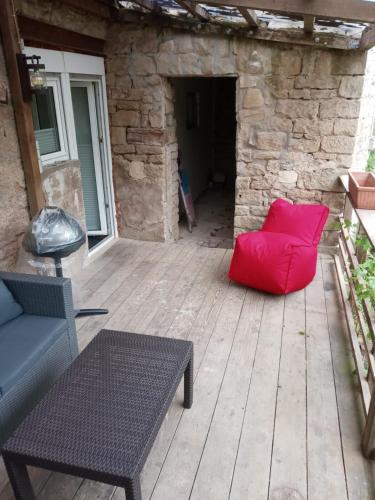 Balcony/terrace, Creek Inn, Contactless Check-in in Glanbrucken