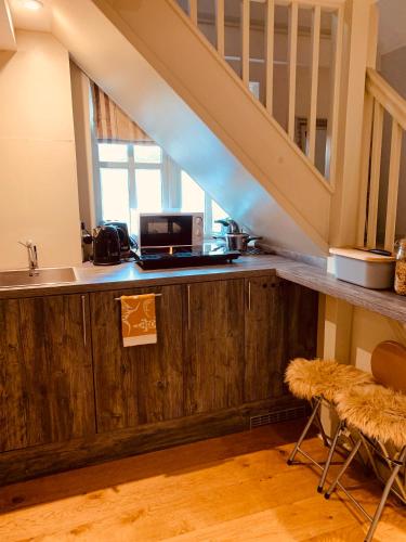 廚房, 修鞋匠住宿加早餐旅館 (Bootmenders B&B) in 弗羅克斯菲爾德
