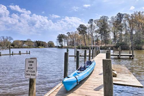 Rivers Edge Retreat with Kayaks and River Access!